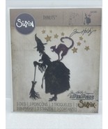 2017 Tim Holtz Witch Cat Stars Halloween Thinlits Cutting 3 Dies Sizzix ... - £11.95 GBP