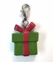 Clip on Charm Christmas Holiday Green &amp; Red Present / Gift for Bracelet - £5.58 GBP