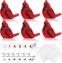 Memorial Cardinal Gift Set 18 Pcs Include Red Cardinal Bird Statue Figur... - £18.39 GBP