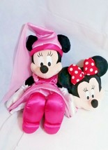 Disney Minnie Mouse Bundle Pink Princess Plush BIG toy disney parks + ea... - €25,78 EUR