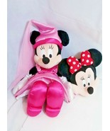 Disney Minnie Mouse Bundle Pink Princess Plush BIG toy disney parks + ea... - $29.69