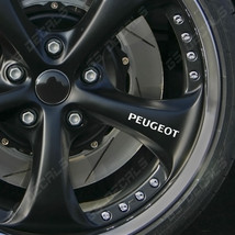 Peugeot Logo Wheel Decals Stickers Premium Quality 5 Colors 208 GT Line 308 GTI - £8.69 GBP