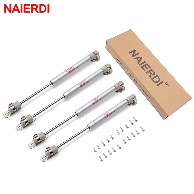 4PCS NAIERDI Cabinet Door Gas Spring Hinges 6-15KG Kitchen Cupboard Hydraul - £15.90 GBP+