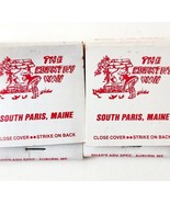 The Country Way Diner Matches Matchbooks Lot Of 2 Maine Vintage South Pa... - $19.99