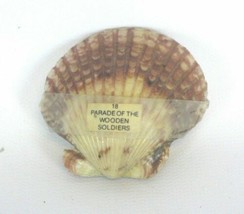 Vintage PARADE OF THE WOODEN SOLDIERS Souvenir Seashell Magnet - $12.82