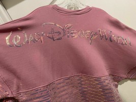 Disney Parks WDW 50th Anniversary Pink Iridescent Sequin Spirit Jersey X... - $134.63