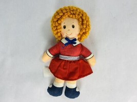 6” Knickerbocker Little Orphan Annie 1982 Plush Cloth Doll - £8.60 GBP