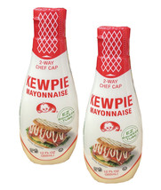 2 Packs Kewpie Squeeze Tube 2 Way Chef Cup ivory Mayonnaise 12 Fl Oz 355 ml - £20.80 GBP