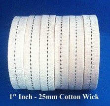 25mm - 1″ Inch Oil Lamp Wick FREE Shipping Worldwide FREE Burner Cleaner - $14.15