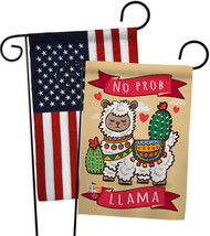 No Prob Llama - Impressions Decorative USA - Applique Garden Flags Pack - GP1921 - £24.49 GBP