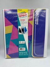 Mead Original Trapper Keeper Retro Binder Portfolio Folders Geometric Sh... - $11.64