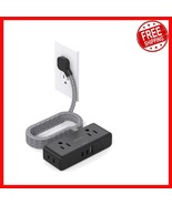 10FT Space-Saving Extension Cord - 4 Outlets &amp; 3 USB Ports, Safely Conne... - $582.46 MXN