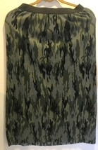 NWT Wild Fable Women&#39;s Pleated Camo Camoflage Print Midi Skirt - £6.36 GBP