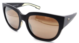Costa Del Mar Sunglasses Waterwoman 2 Matte Black / Copper Silver Mirror 580G - $245.00