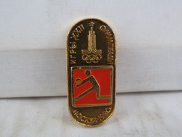 Vintage Moscow Olympic Pin - Volleyball 1980 Summer Games - Stamped Pin - $15.00