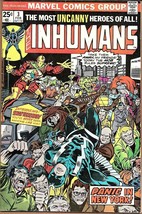 The Inhumans Vol. 1 No. 3 Marvel Comics (1976) Black Bolt Crystal - £2.20 GBP