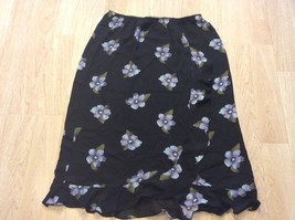 Skirt To Toe Vintage Kathy Ireland Size XL 100% Polyester Black - $14.85