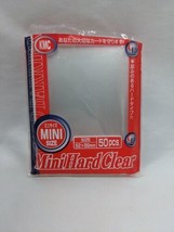 KMC (50) Pack Mini Hard Clear Japanese Small Size Sleeves 62 X 89MM - £4.64 GBP