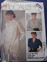 McCall’s Misses’ Blouse Size 10 -12 #2721 - $5.99