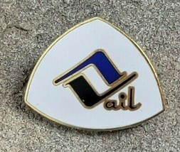 VAIL Blue Black Logo Triangle Resort Ski Souvenir Travel Hat Lapel Pin Colorado - £7.18 GBP