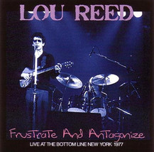 Lou Reed Live in N.Y. 1977 (2 CDs) Rare Soundboard “Frustrate &amp; Antagonize” The  - £19.54 GBP