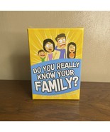 Do You Really Know Your Family? A Fun Family Game Filled with Conversati... - £8.08 GBP