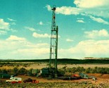 Oil Well Four Corners Postcard Arizona Utah NM Colorado Chrome Postcard M12 - $3.91
