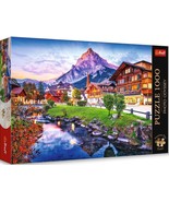 NEW Trefl Jigsaw Puzzle 1000 Pieces 10854 Alpine village, Switzerland - $27.20 CAD