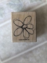 Stampin' Up! Rubber Stamp Daisy Flower Head Outline 2006 - $8.77