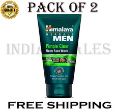  Himalaya Men Pimple Clear Neem Face Wash, 50ml Pack of 2 Pimples in Men  - $22.99