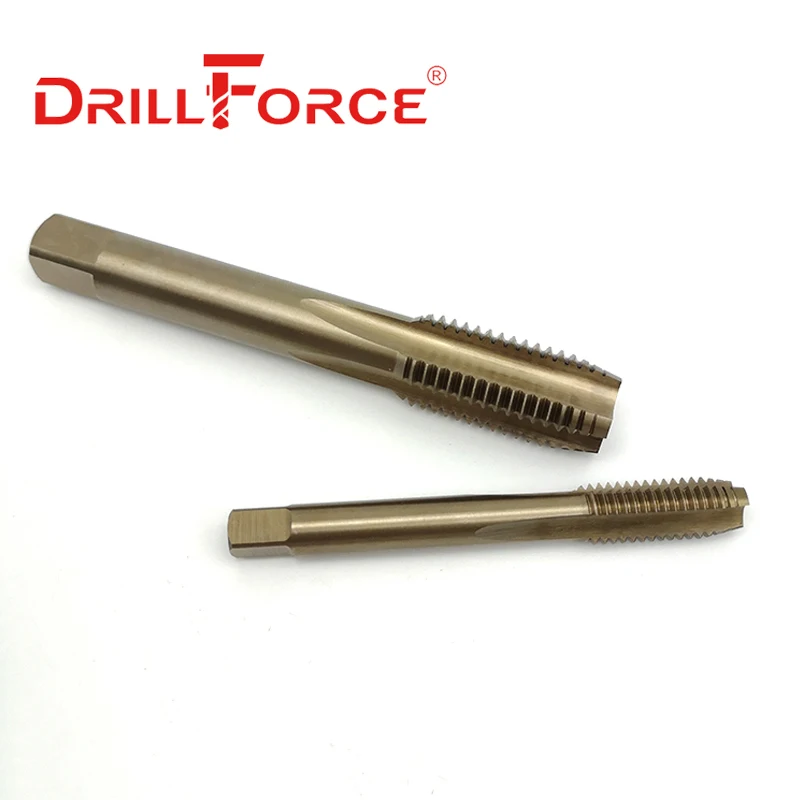 Drillforce Cobalt Left Hand Screw Thread Tap Drill Bits HSSCO M35 Straight Flute - £166.08 GBP