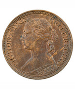 1880 Grande-Bretagne Pièce Britannique Type 4 Baies (XF État) Km #753 - $88.10