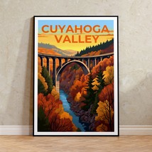 Cuyahoga Valley Travel Poster, Ohio Wall Art, Ohio Print, Cuyahoga Valley Poster - £14.10 GBP+