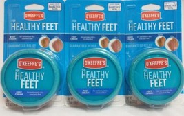 O&#39;Keeffe&#39;s Healthy Feet Foot cream 2.7 Oz. Each Pack Of (3) - £26.34 GBP