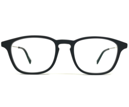 Norman Childs Eyeglasses Frames JUSTIN MBK Matte Black Silver Square 48-20-145 - $44.33