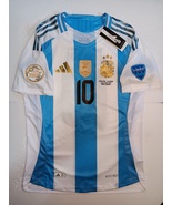 Lionel Messi #10 Argentina 2024 Copa America Final Match Soccer Jersey 2... - $90.00