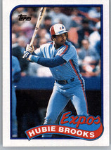 1989 Topps 485 Hubie Brooks  Montreal Expos - $0.99