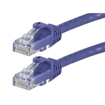 MONOPRICE, INC. 11387 FLEXBOOT CAT5E 24AWG CABLE_ 7FT PURPLE - £17.92 GBP