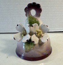 Vintage Norcrest Bell Roses Flowers Bone China Made in Japan J-10 Luster ware - $9.54