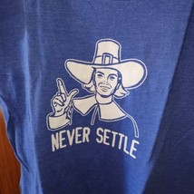 NEW Womens Tipsy Elves T-shirt, blue size XL, &quot;Don&#39;t Settle&quot;  - £9.94 GBP