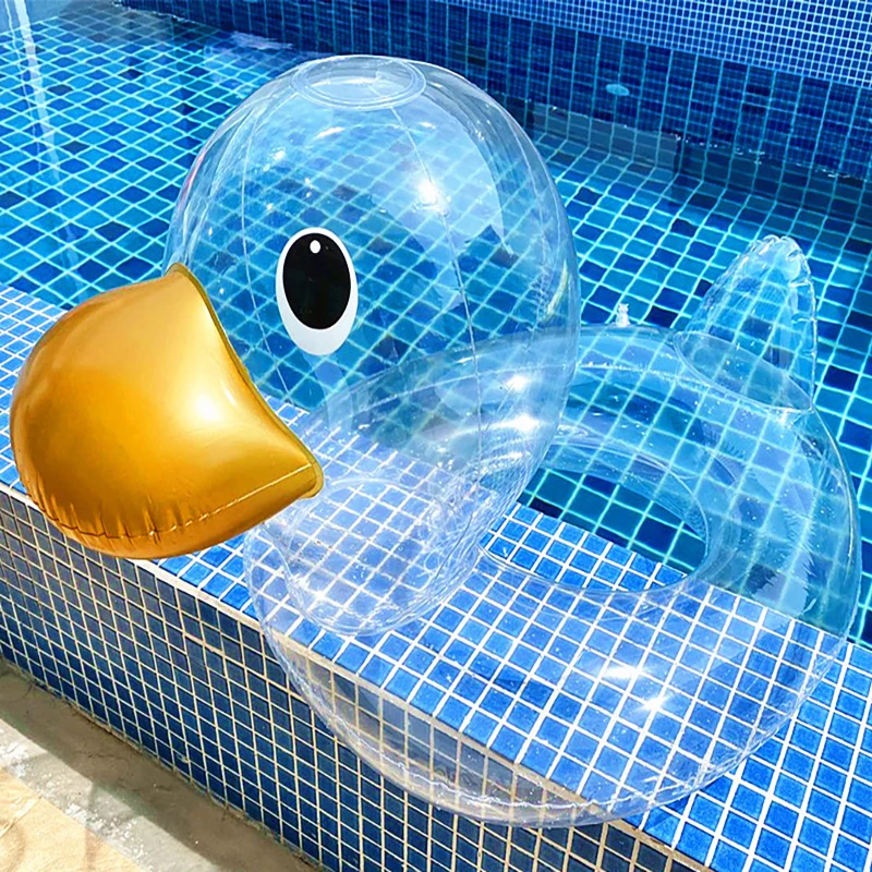 Sporting New duck-shaped children&#39;s inflatable baby safe swimming swimming seat  - £23.90 GBP