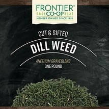 Frontier Co-op Dill Weed, Cut &amp; Sifted, Kosher, Non-irradiated | 1 lb. Bulk B... - £27.31 GBP