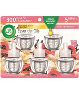 Air Wick Scented Oils Vanilla &amp; Pink Papaya 5 Refills 0.67oz Each - €13,53 EUR