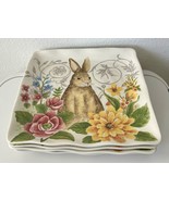 4pc Maxcera Easter Bunny Rabbit Dinner Plates 11” - $48.66 CAD