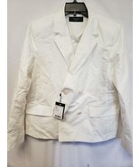 MSRP $495 Max Mara Weekend Womens White Blazer Size 14 - $101.49