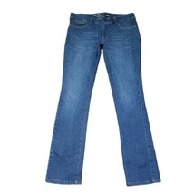 Faded Glory Straight Women&#39;s Size 10 Low Rise 5 Pocket Blue Denim Jeans - $16.17