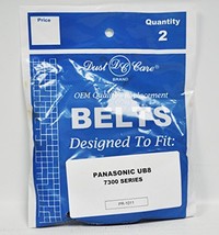 Dust Care UB8 7300 Series Replacement Belts Designed to Fit Panasonic - £5.63 GBP