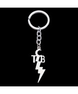 TCB KEYCHAIN Stainless Steel Charm Taking Care of Business Elvis Motto K... - $8.95