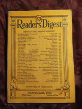 Readers Digest November 1929 Henry Ford Deems Taylor John Gunther B. C. Forbes - £29.34 GBP