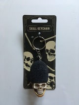 KEY RING - SKULL IN BEARSKIN - £2.05 GBP